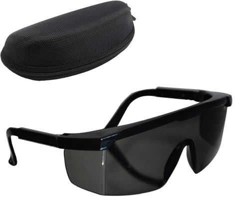 Gafas de protección solar para la depilación HPL/IPL, gafas de protección UV, también para protección de luz roja, IPL, protección ocular láser, gafas de trabajo con protección lateral, planchado