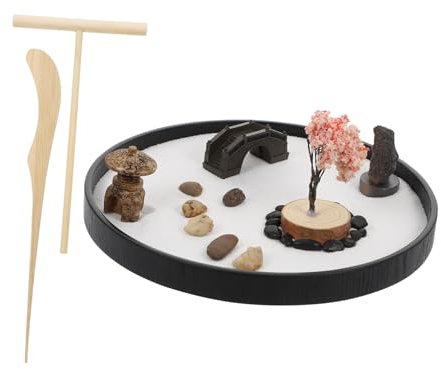 Alasum Runder Sandtisch Hofstil Handwerk Statue Schmuck Simulation Handwerk Gartendekoration Tischdeko Für Zuhause Dekoration Sand Deko