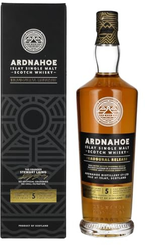 Ardnahoe 5 Years Old INAUGURAL RELEASE Islay Single Malt Whisky 50% Vol. 0,7l in Giftbox
