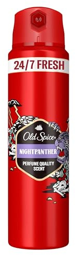 Old Spice Nightpanther Deospray für Männer 150 ml, 24/7 Frischhh bei täglicher Anwendung, Duft in Parfumqualität, Schutz vor Gerüchen, Ohne Aluminiumsalze