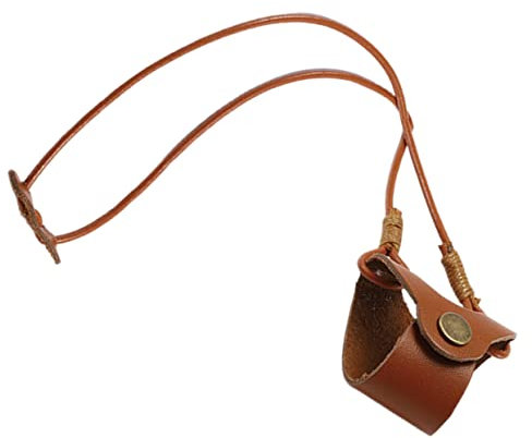 VILLFUL Brillenhalter Kunstleder Unisex Brillenband Brillenkette Halter Halskordel Braun Für Sonnenbrillen Und Lesebrillen