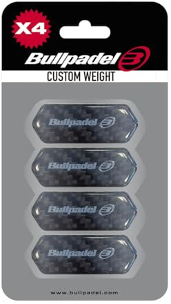 Blister (4 Uds) Protector Bullpadel Custom Weight Negro