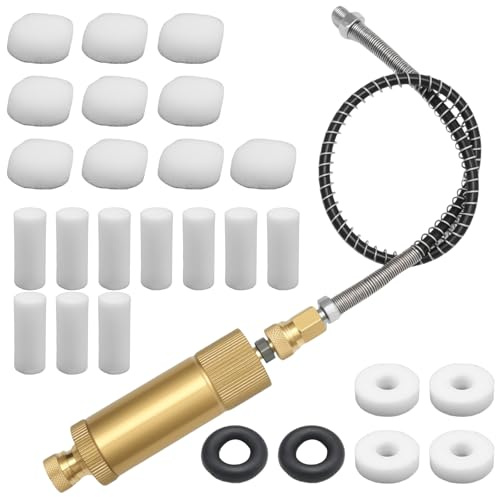 JUUDDENPARTS Oil-Water Separator Filter with High-Pressure Hose, Quick-Connect Air Filter 30Mpa 4500PSI, Suitable for PCP Air Compressors, Spray Guns, and Pneumatic Tools