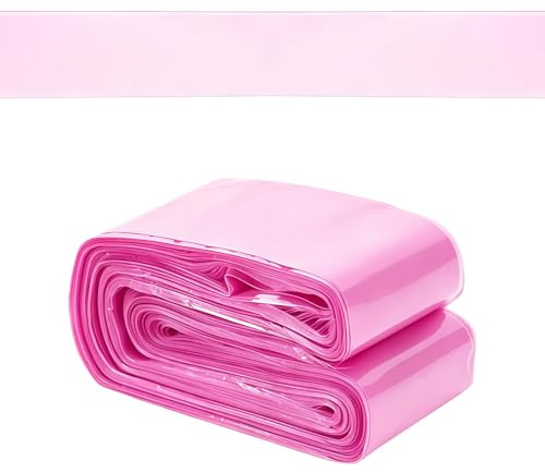 JUFYVO 100 Pieces Pink Tattoo Clip Cord Covers Disposable Tattoo Clip Cord Sleeves Plastic Cover Bags Tattoo Machine Accessories for Tattoo Machine Hygiene & Protection
