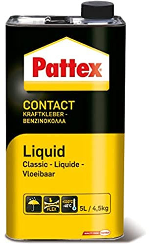 Pattex Kraftkleber Classic, extrem starker Kleber für höchste Festigkeit, Alleskleber für den universellen Einsatz, hochwärmefester Klebstoff, 1 x 4,5kg