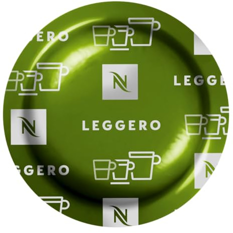 Nespresso Lungo Leggero Capsules, Pack of 50, Light Roast, Intensity 6, Dec