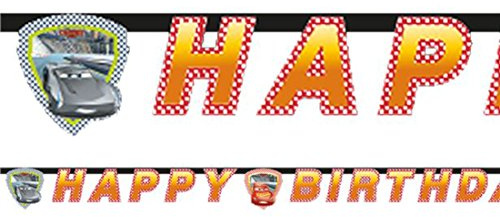 Procos 49934 Cars 3 Party Kette, Happy Birthday