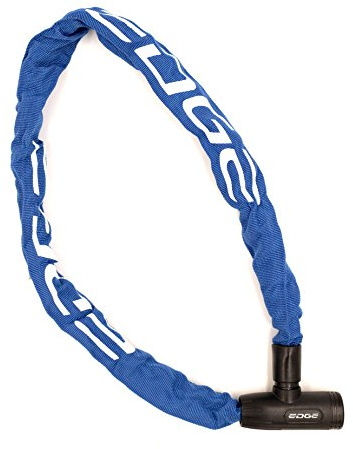 Edge Fahrradschloss, Granito Kettenschloss mit Stahlketten für Fahrrad und Motorrad, 6mm x 1100mm, 870g (Blau)