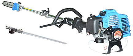 BRACOG HJMA052 - Podadora de Altura con Motor Gasolina de 2 Tiempos de 52cc y 3cv, Altura máxima de 3 Metros