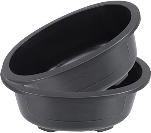 INOOMP 2piezas Macetas De Bonsái Ovaladas para Jardín y Hogar Contenedor De Plantas Decoración Elegante para Interiores y Exteriores