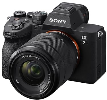 Sony Alpha 7 IV Fotocamera full frame con obiettivo 28-70 mm – 33 MP, autofocus in tempo reale, 10 fps, video 4K 60p, touchscreen, funzioni professionali per foto e filmati