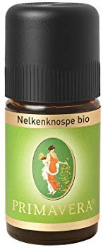 PRIMAVERA Ätherisches Öl Nelkenknospe bio 5 ml - Aromaöl, Duftöl, Aromatherapie - anregend, erwärmend, stärkend - vegan