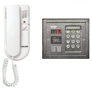 KOCOM TC96-14 WAY WIRED MULTIPLE INDOOR DOORPHONE INTERCOM WITH OUTDOOR ACCESS ENTRY CONTROL SYSTEM