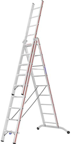 HYMER 604727 Mehrzweckleiter , dreiteilig SC60 , 3x9 Sprossen