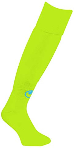 uhlsport Stutzenstrumpf Team Essential, Flluo Gelb/Cyan, 28-32, 100368026