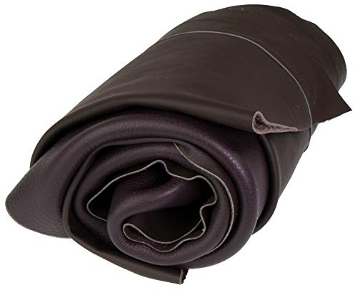 Langlauf Schuhbedarf Lederreste dunkelbraun 1kg - verschiedene dunkle Brauntöne - Lederstücke alle Stücke mind. DIN A3 - echtes Leder zum nähen - handverlesene Lederstücke - Leder zum basteln