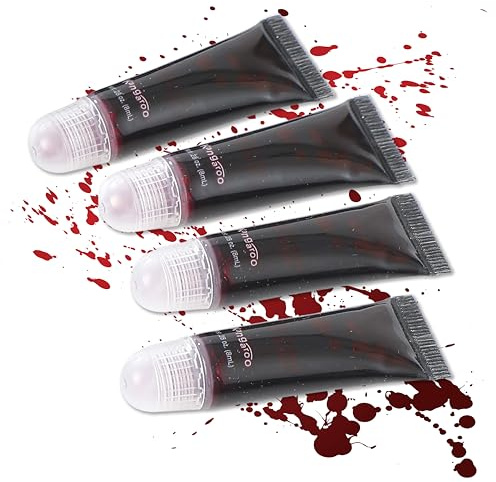 Kangaroo 3Pcs Vampire Makeup Kit with Liquid, Paste & Spray Fake Blood