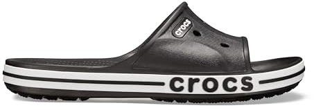 Crocs Unisex Erwachsene Bayaband Slide Badeschlappen, Black/White, 46/47 EU