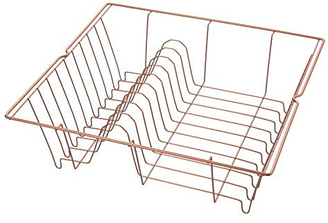 Metaltex 'Lipsia' Dish Drainer, Polytherm Copper, 36 x 33 x 12 cm