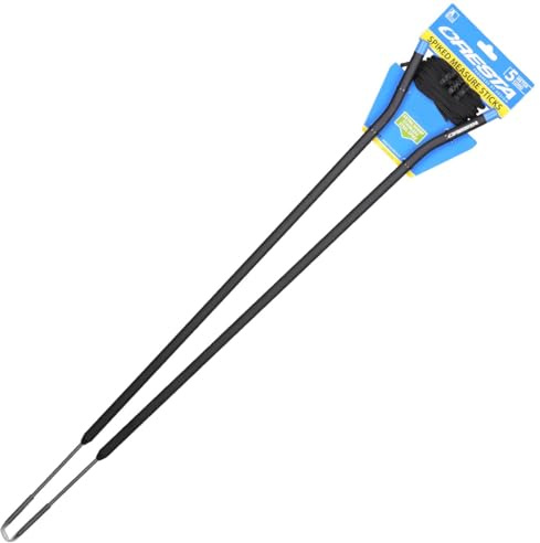 Cresta Spiked Measure Sticks – 2 varillas de medición + 5 m de cuerda para alimentador, medidor de distancia para pesca alimentadora, varillas para medir la cuerda de alimentación