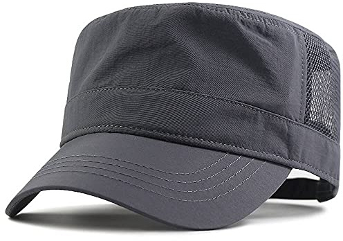 Casquette militaire XXL 62-65 cm style militaire, chapeau surdimensionné en maille respirante à séchage rapide