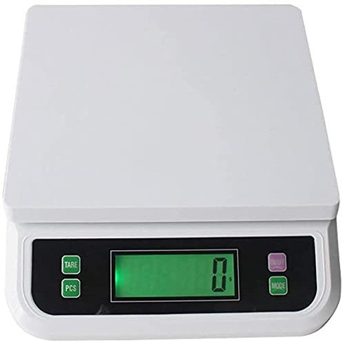 ZGJYSP Bilance da Cucina,30 kg/1 g Bilance da Cucina elettroniche Bilance da Cucina digitali Bilance multifunzionali per Cucina casalinga(Bianco,30 kg-1 g)