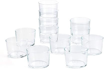 Acan Tradineur - Caja de 12 Vasos Modelo Chiquito - 23 cl - Fabricado en Vidrio Resistente - Apto para lavavajillas - 12 Uds Totales