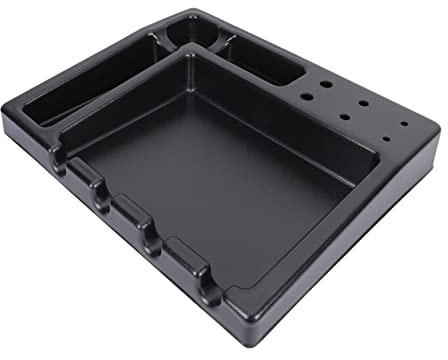 NOLITOY Barber Clipper Tray Hair Clipper Holder Comb Shears Organizer Salon Tool Storage Box Electric Shears Display Box