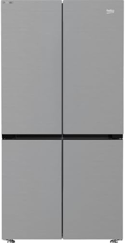 Beko American Style Fridge Freezer 50/50 NeoFrost - Black Steel - GN446224VPZ