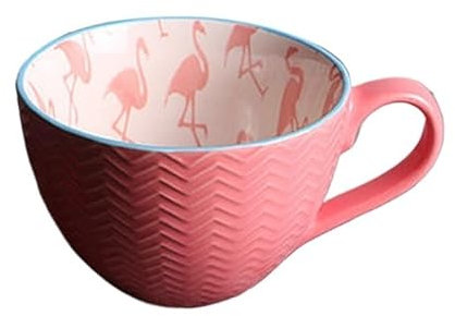 CHENJIAHAO Tazzine Caffe Tazze da caffè in Ceramica tè al Latte Tazza da Colazione Cappuccino Tazze di Fiori Latte Stoviglie da Cucina di Alta qualità Tazzine Caffe Particolari(8)