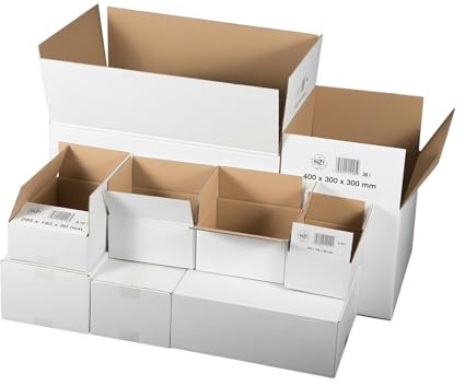 VEPATIM 25 Faltkarton 300x200x100mm (Außenmaß) 1-wellig weiß
