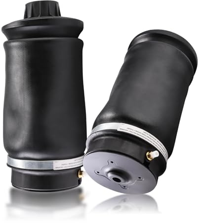 ISINEVER Paar Luftfeder Luftbalg Hinten Links Rechts Kompatibel mit Mercedes-Benz M ML GL Klasse W164 X164 W166 X166 1643200225 1643200425 1643200625 1643200725 1643200825 1643200925 1643201025