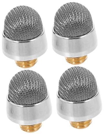 ROMISBABA 4pcs M5 External Thread Stylus Pen Tips 8mm Mesh Fiber Conductive Silver Fiber Capacitive Touch Screen Replacement Nibs for Digital Pen Accessories