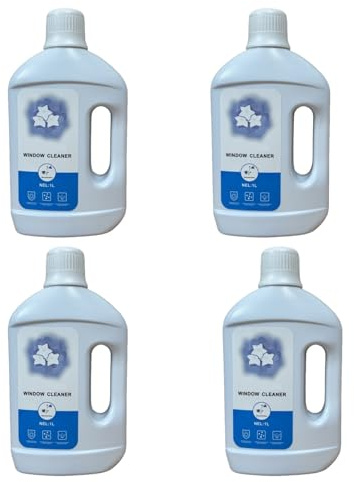 Soluzione for la pulizia dei vetri, compatibile con ECOVACS Winbot W1 Pro/ W2 Omni/ W2 PRO Omni, accessori di ricambio for robot lavavetri(4 Pack)