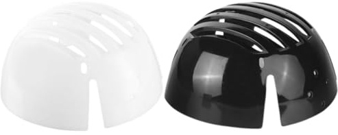 SHOWERORO 2Pcs Safety Bump Cap Inserts Helmet Liners Baseball Style Black PE Shell Lightweight Protective Liners for Workshop and Industrial Use