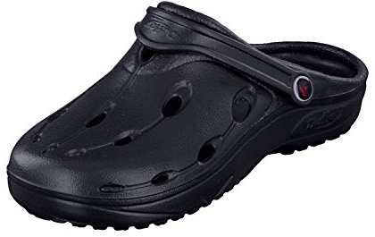 Chung shi Unisex's Dux Clog, Black, 8 UK