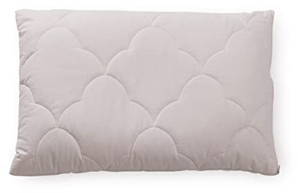 Öko Planet Bio Kopfkissen mit Dinkelfüllung 40x80 cm, Dinkelkissen mit Bio-Baumwollbezug und 100% Dinkelspelz-Füllung