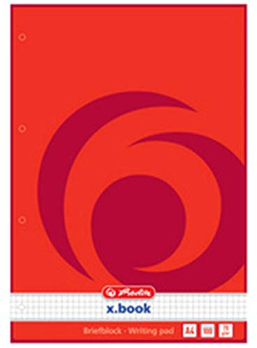 Briefblöcke A4/100 kar/gel Stand.