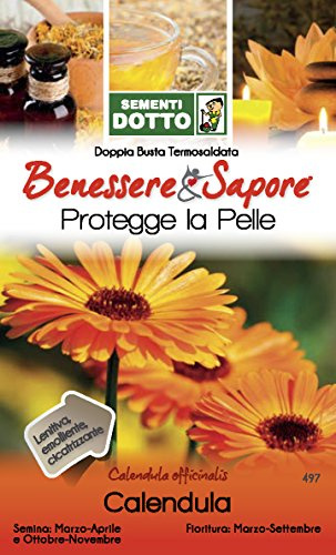 Sdd DT BN_Calendula Semi, Bianco, 0.02x20.2x12.2 cm