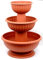 POKM Toolsmarket GmbH Blumensäule Blumenständer Pflanzschale Grace ?25cm bis 45cm Terracotta