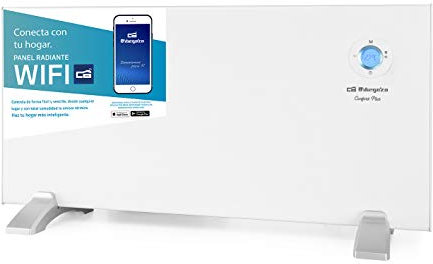 Orbegozo REW 1500 - Pannello riscaldante digitale Wi-Fi, 1500 W, display digitale LCD, programmabile, connessione wireless tramite app Orbegozo