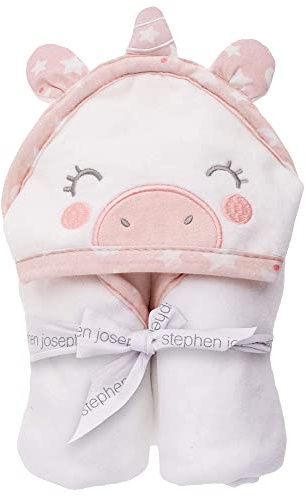 Stephen Joseph - Baby Kapuzenhandtuch - Einhorn