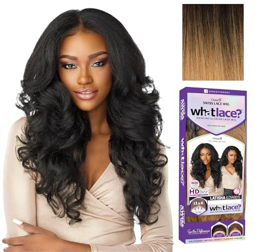 Sensationnel What lace 13x6 wigs - latisha synthetic wig cloud 9 with preplucked hairline hd lace - Whatlace Latisha (T1B/27)