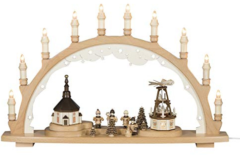 Saico LBE2013 Grand Arc Lumineux en Bois coloré