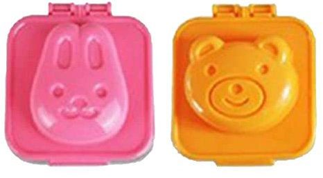 Wudaizhi 2 Stücke Gekochte Eiform Niedlichen Cartoon 3D Eiform Bento Maker Cutter Dekorieren Eiwerkzeug Küche Zubehör Für Küche
