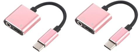 Angoily 2St USB c kopfhörer USB-c zu Audio Geben Sie c EIN USB-C auf 3,5 mm USB-Adapter USB-Kopfhörer Headset USB-C-Adapter USB-Audio-Adapter Telefon Adapterkabel