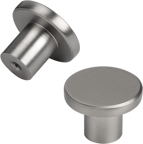Goldenwarm 10 Pack Brushed Nickel Drawer Knobs Cupboard Door Knobs Silver Cabinet Handles Kitchen Drawer Handles Brushed Nickel Door