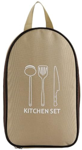HiyyFloy Camping Bestecktasche Outdoor Geschirr Lagerung Tasche Reise Utensil Organizer Kochgeschirr Lagerung Beutel