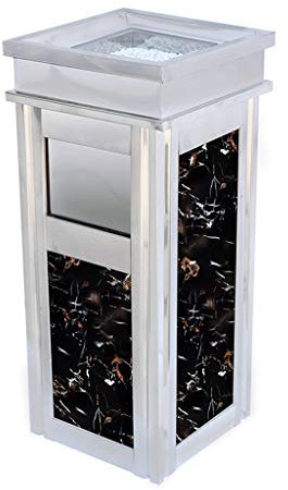 Cubos de basura para exteriores, cubo de basura para exteriores, cubo de basura, papelera de hotel, estante para monedas, cenicero, taza, hogar, oficina, cocina, comedor y bar, cubo de basura (tamaño: