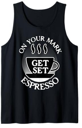 À votre marque Get Set Espresso Coffee Fun Débardeur